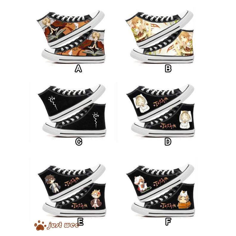 夏目友人帳 ニャンコ先生 斑 大人気 キャラクターグッズ 売れ筋 デッキシューズ 運動 可愛い ズック靴 Salenew大人気 プレゼント