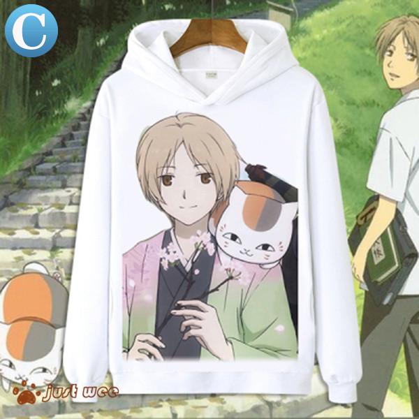夏目友人帳 なつめ たかし 人気海外一番 ニャンコ先生 ぱーかー 秋 冬 痛服 大人気 長袖 トップス 柔らかい アニメ キャラクターグッズ