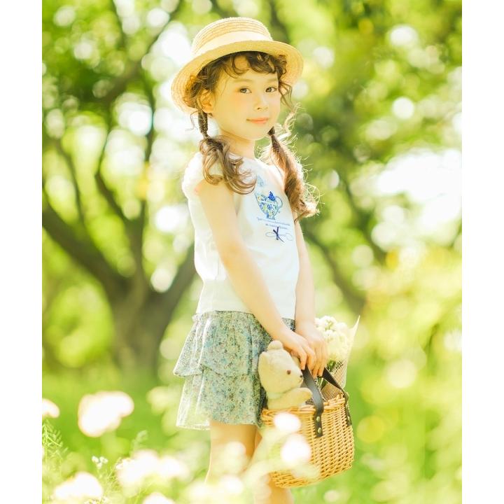 MOONONNON（むーのんのん） 子供服 女の子 Tシャツ 半袖 普段着 通学着