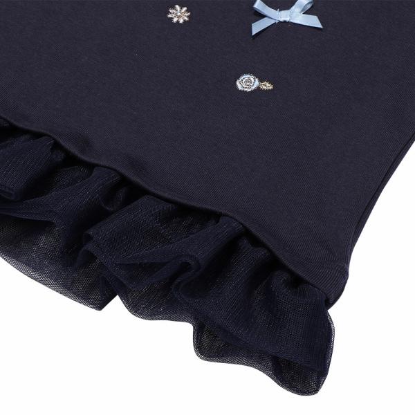 MOONONNON 子供服 女の子 Tシャツ 長袖 キッズ ジュニア ロンT ティー 