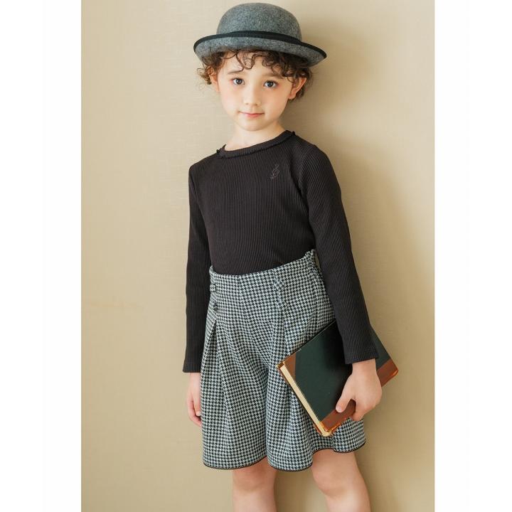 MOONONNON 子供服 女の子 キュロット 秋冬 膝丈 普段着 通学着 MOONONNON 子供服 女の子 キュロット 秋冬 膝丈 普段着 通学着
