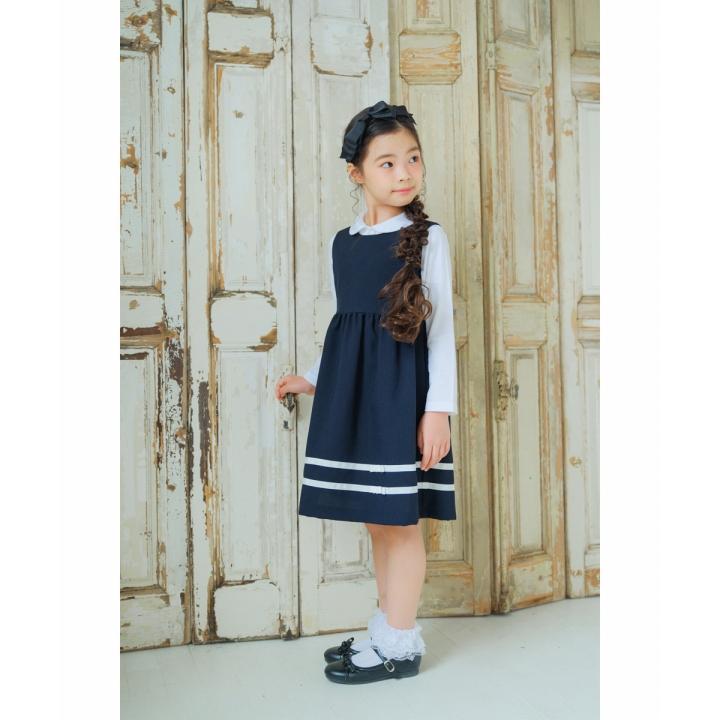 子供服 女の子 ワンピース ジャンパースカート 日本製 入学式 通学