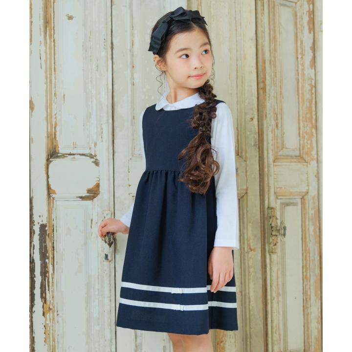 新品未使用むーのんのん 150cmワンピース MOONONNON（むーのんのん） 子供服 女の子 ワンピース ジャンパー