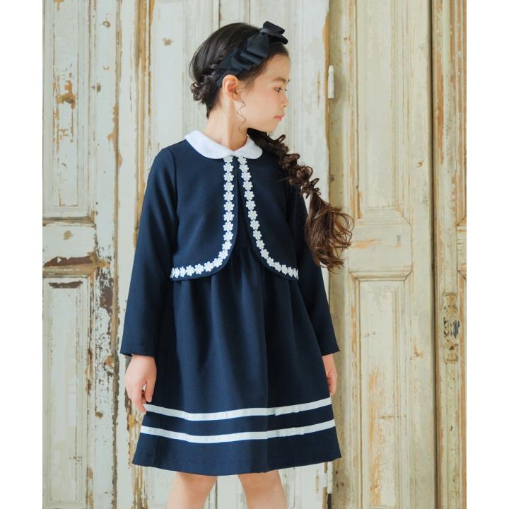 新品未使用むーのんのん 150cmワンピース MOONONNON（むーのんのん） 子供服 女の子 ワンピース ジャンパー