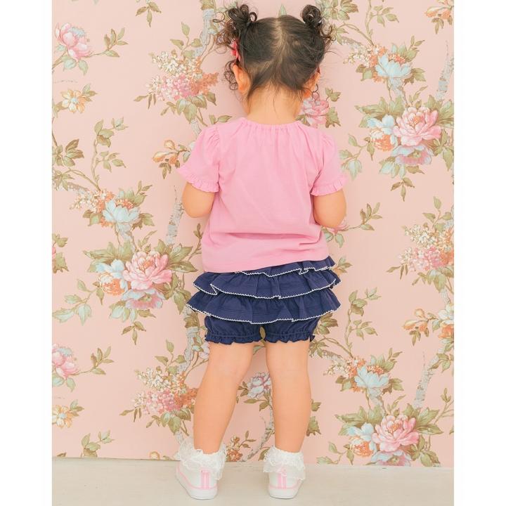 MOONONNON 子供服 女の子 Tシャツ 夏服 半袖 綿100％ コットン 
