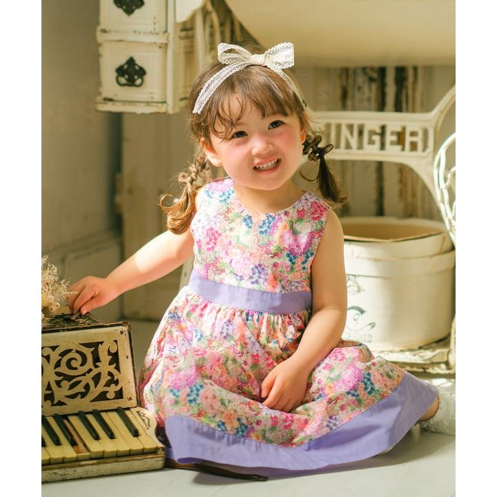 MOONONNON むーのんのん 子供服 女の子 ワンピース 夏服