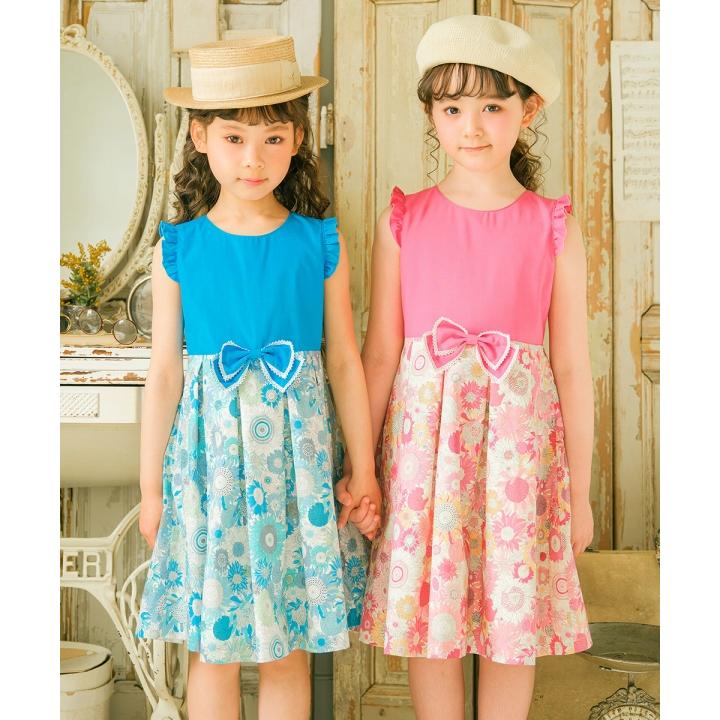MOONONNON むーのんのん 子供服 女の子 ワンピース 夏服