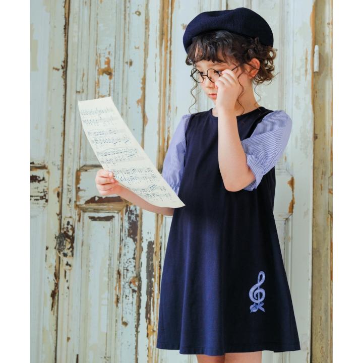 MOONONNON（むーのんのん） 子供服 女の子 ワンピース 夏服 半袖
