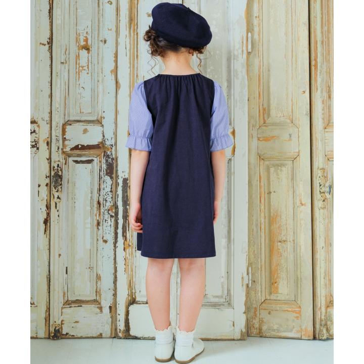 MOONONNON（むーのんのん） 子供服 女の子 ワンピース 夏服 半袖
