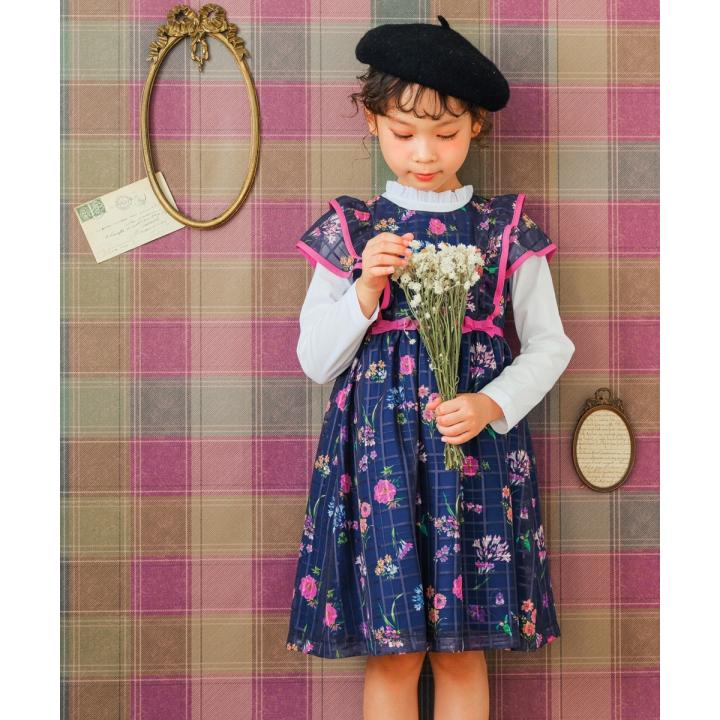 MOONONNON むーのんのん 子供服 女の子 ワンピース ジャンパースカート 