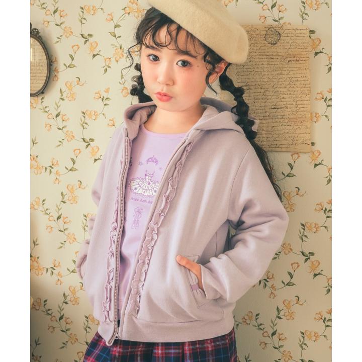 MOONONNON 子供服 女の子 パーカー 長袖 普段着 通園 通学 MOONONNON 子供服 女の子 パーカー 長袖 普段着 通園 通学