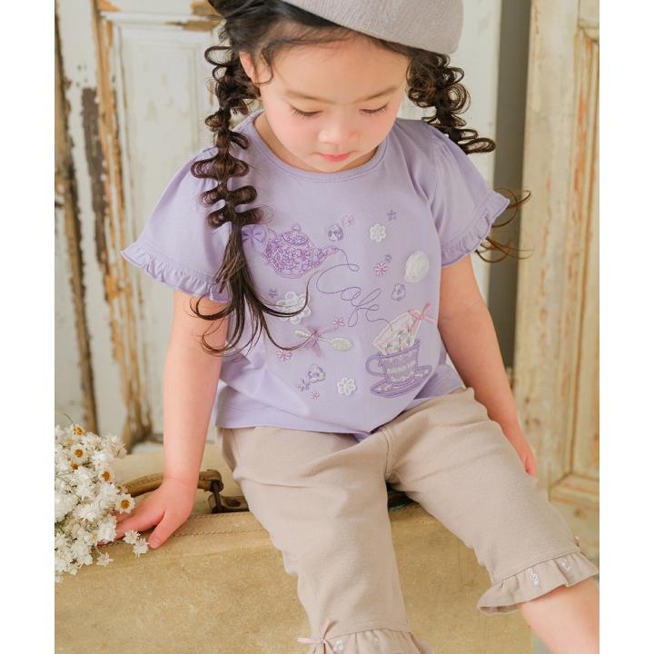 MOONONNON（むーのんのん） 子供服 女の子 Tシャツ 夏服 半袖 こども 