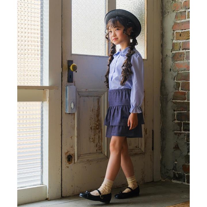 MOONONNON（むーのんのん） 子供服 女の子 ブラウス 秋冬 長袖 子ども