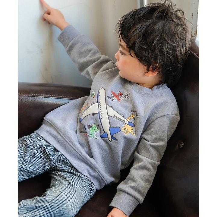 MOONONNON（むーのんのん） 子供服 男の子 トレーナー 秋冬 長袖