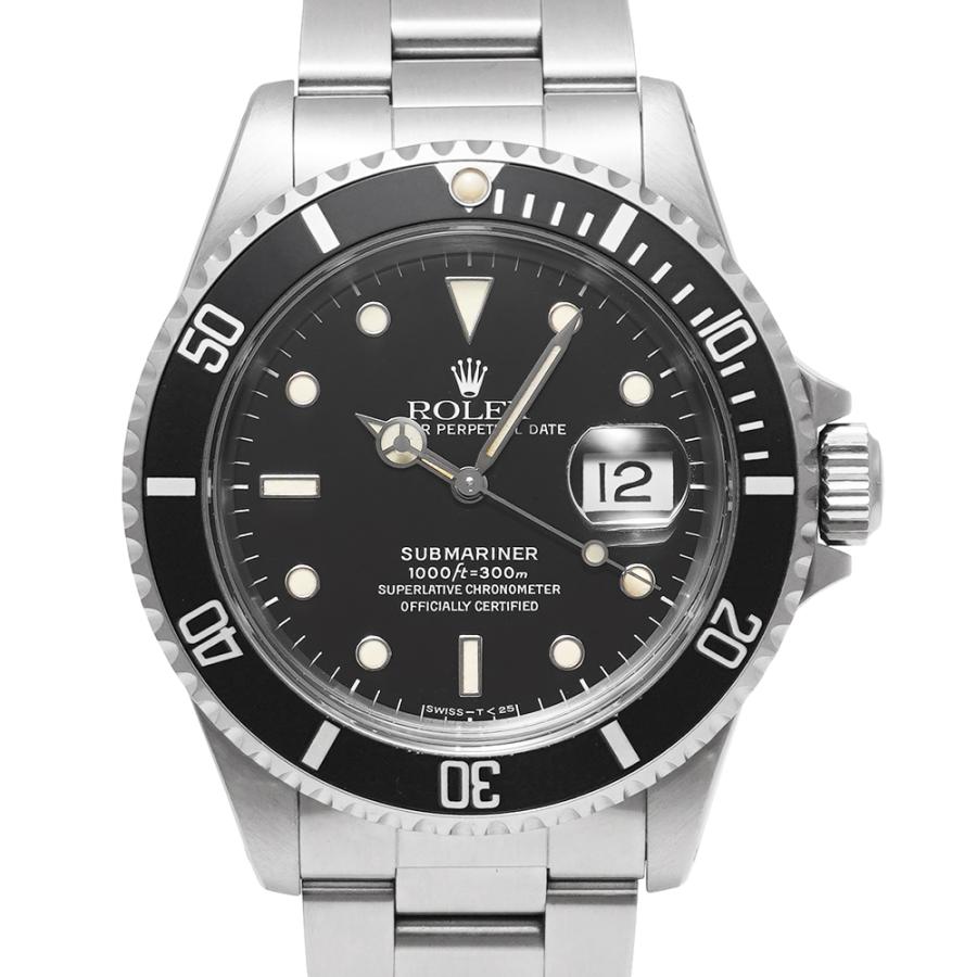 保証書付き ROLEX サブマリーナー デイト オールトリチウム 先端ドット Ref.16610 ブラック 中古品 メンズ 腕時計 | ROLEX