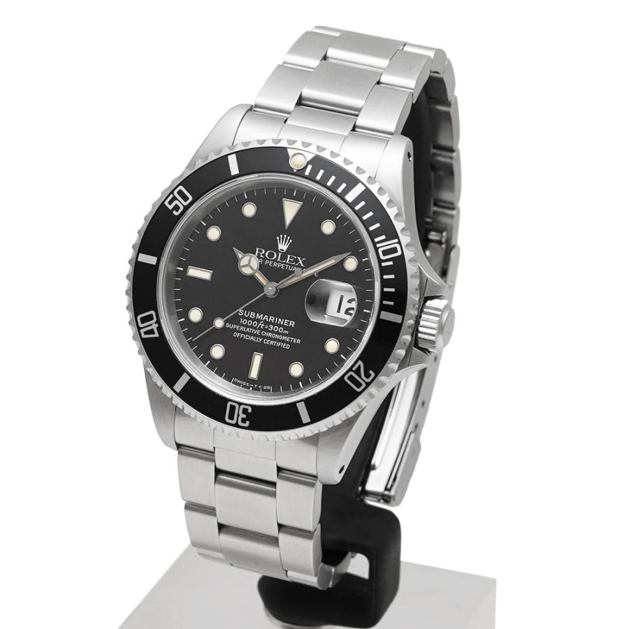 保証書付き ROLEX サブマリーナー デイト オールトリチウム 先端ドット Ref.16610 ブラック 中古品 メンズ 腕時計 | ROLEX | 01