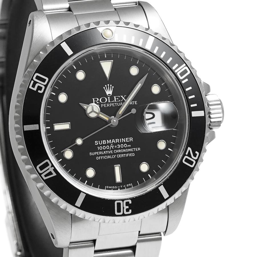 保証書付き ROLEX サブマリーナー デイト オールトリチウム 先端ドット Ref.16610 ブラック 中古品 メンズ 腕時計 | ROLEX | 04