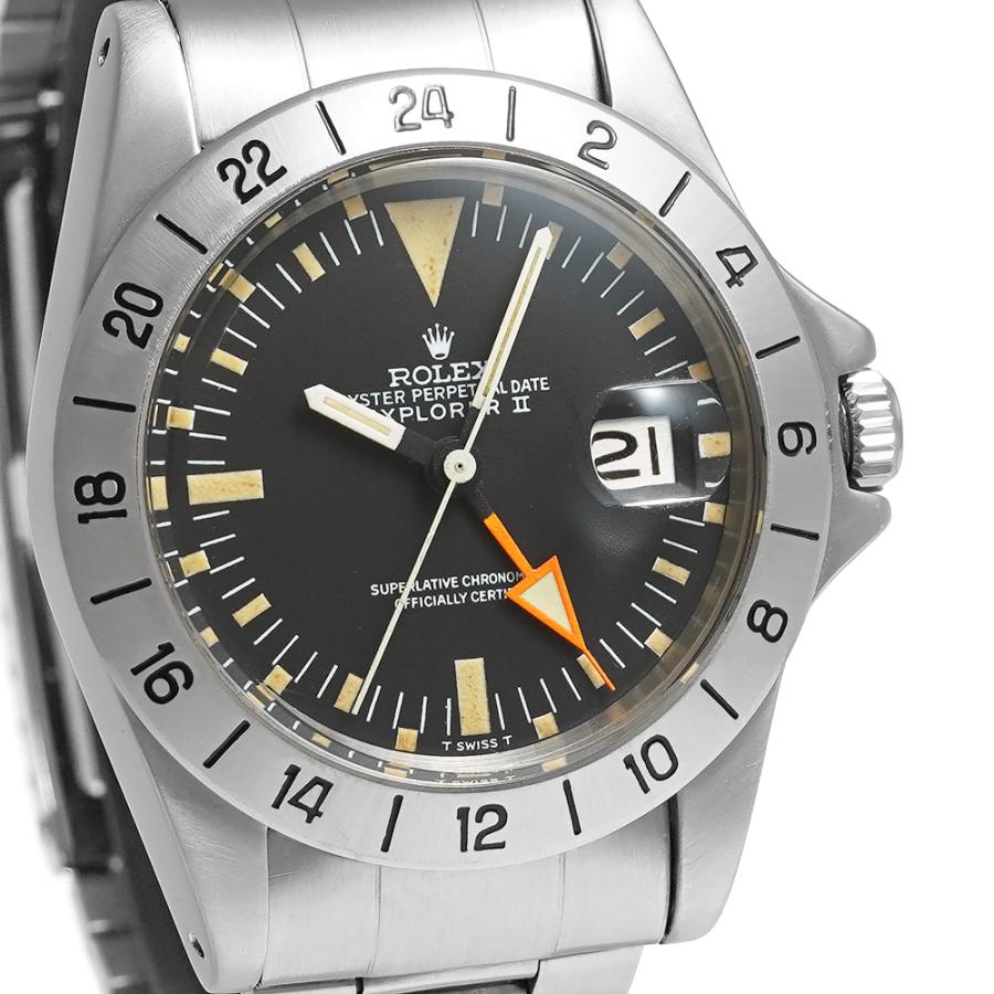 1973年前後 ROLEX エクスプローラー2 マーク1ダイヤル Ref.1655 アンティーク品 ブラック メンズ 腕時計 | ROLEX | 06