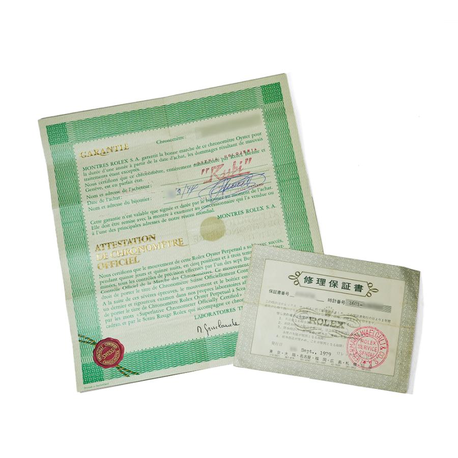 ROLEX デイトジャスト サービス針 1974年保証書付き Ref.1601 アンティーク品 メンズ 腕時計 | ROLEX | 08