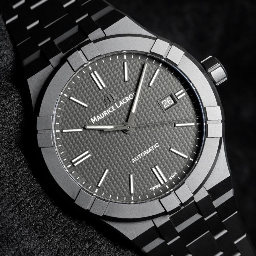 Maurice Lacroix アイコン オートマティック セラミック 42mm 箱・2025年国内正規保証書付き Ref.AI6008-CRM22-330-2 中古品 メンズ 腕時計 |  | 01