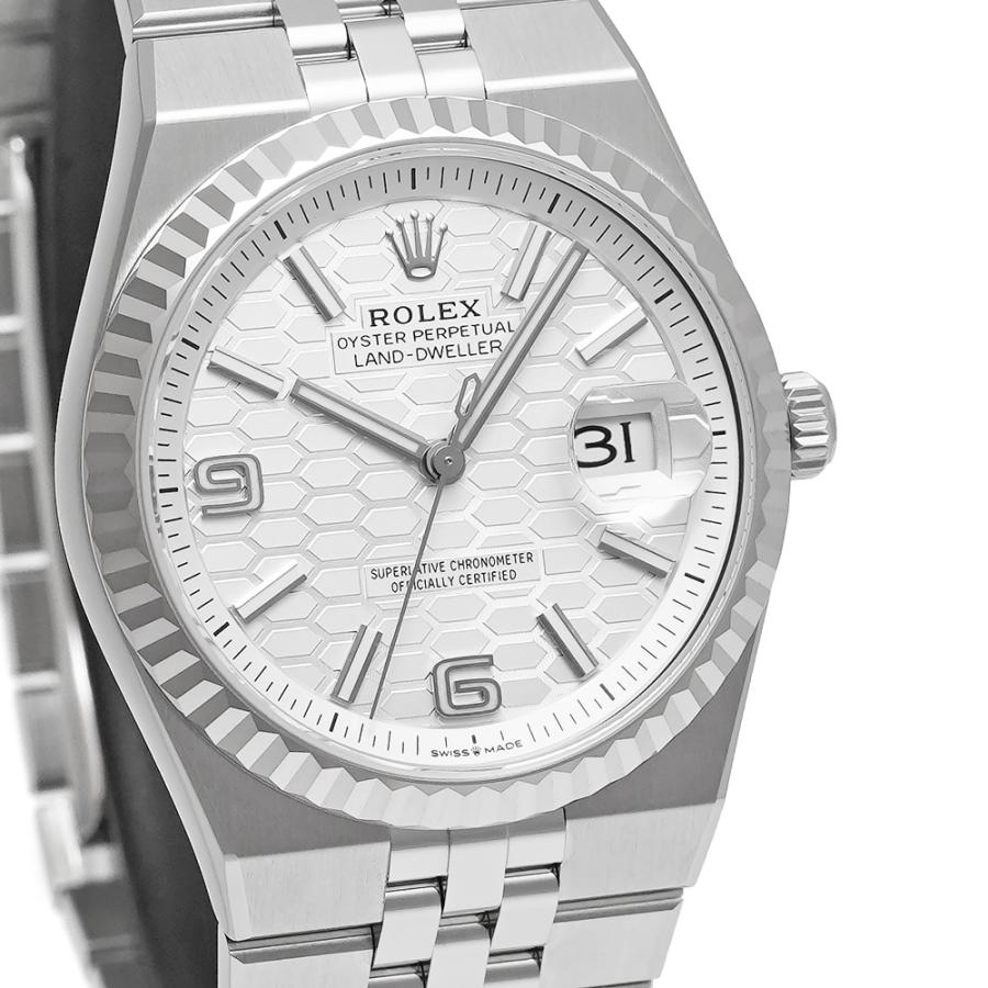 未使用品 箱・2025年12月保証書付き ROLEX ランドドゥエラー 36 Ref.127234 シルバー メンズ 腕時計 | ROLEX | 05