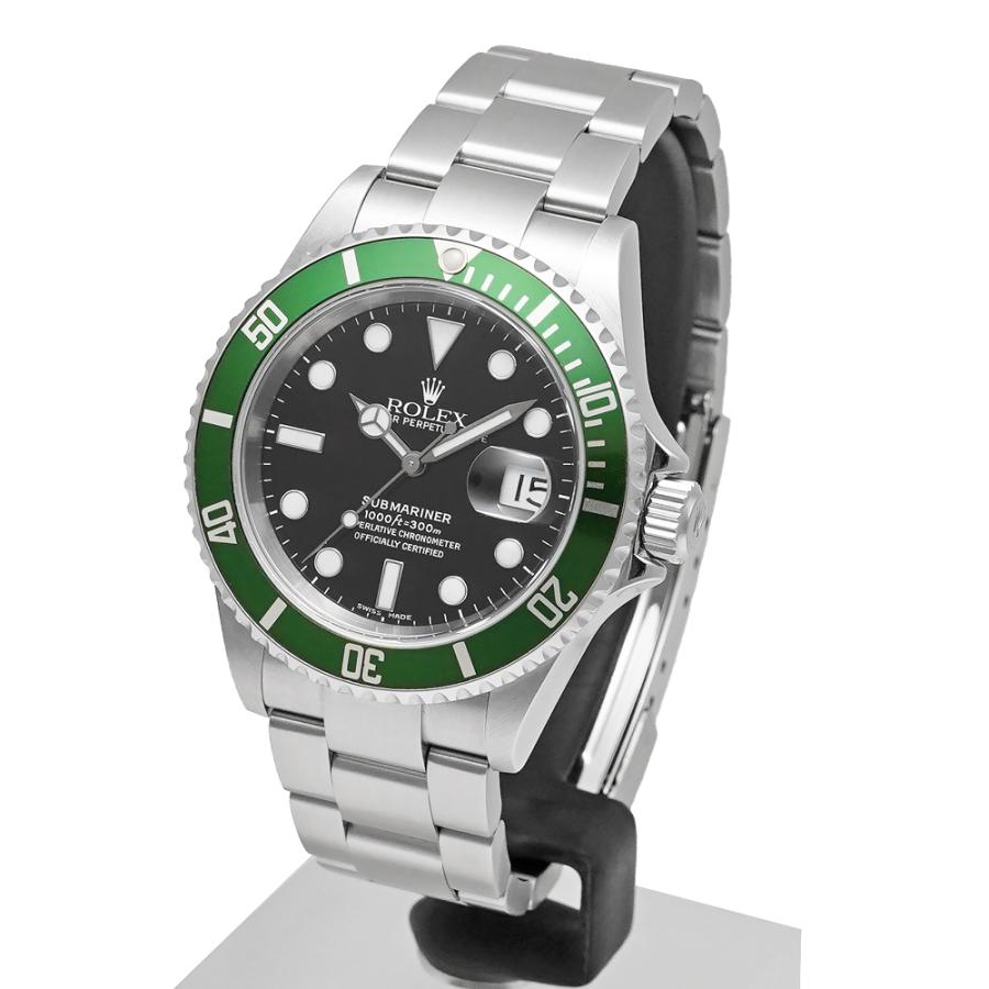 ROLEX サブマリーナー デイト D番 2005年国内正規保証書付き Ref.16610LV 中古品 ブラック メンズ 腕時計 | ROLEX | 01