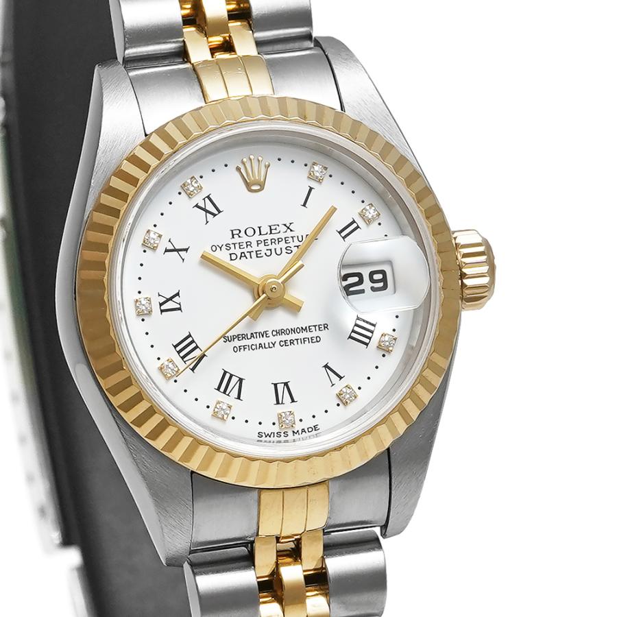 ROLEX デイトジャスト 10Ｐダイヤモンド F番・箱保証書付き Ref.79173G 中古品 ホワイト レディース 腕時計 | ROLEX | 05
