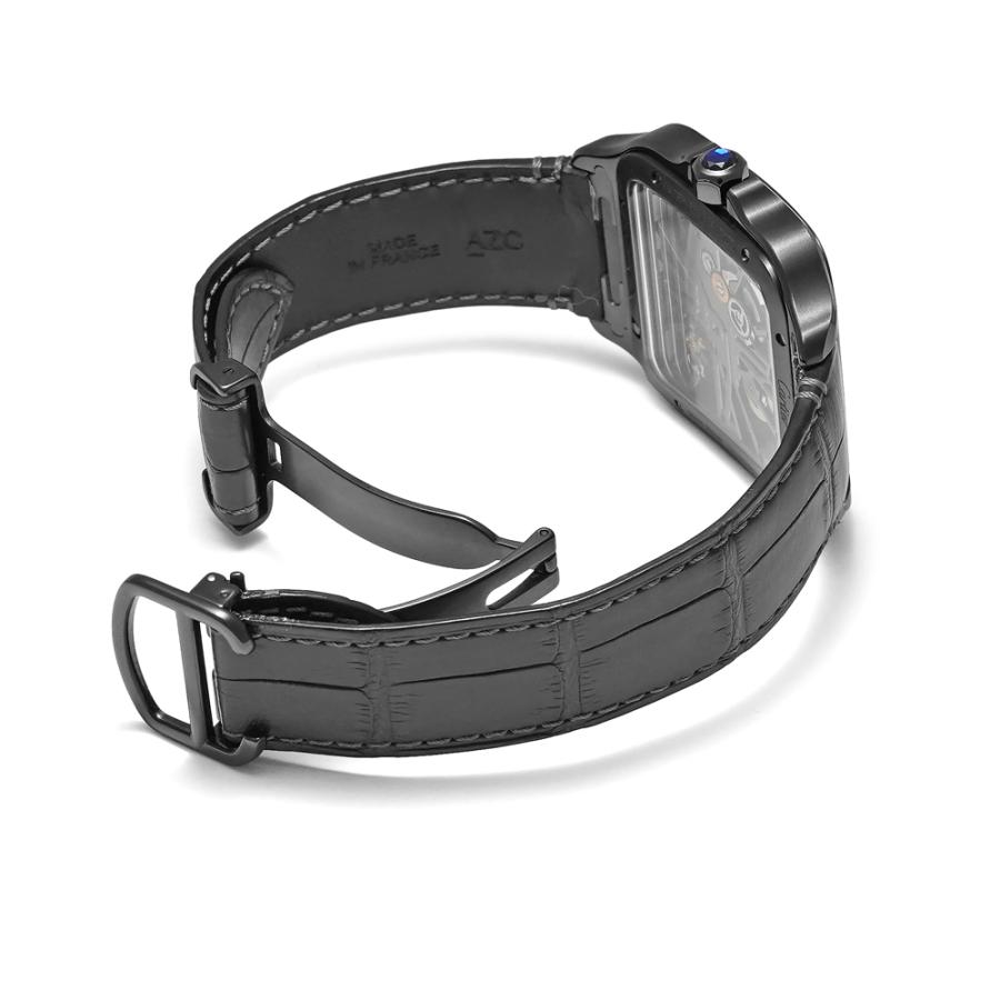 箱・国内正規保証書・替えのベルト付き Cartier サントス ドゥ カルティエ LM Ref.WHSA0009 スケルトン 中古品 メンズ 腕時計 | Cartier | 03