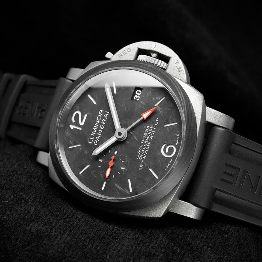 ルミノール ルナロッサ GMT 42mm 箱・2021年3月国内正規保証書付き Ref.PAM01096 中古品 メンズ 腕時計 | OFFICINE PANERAI | 01