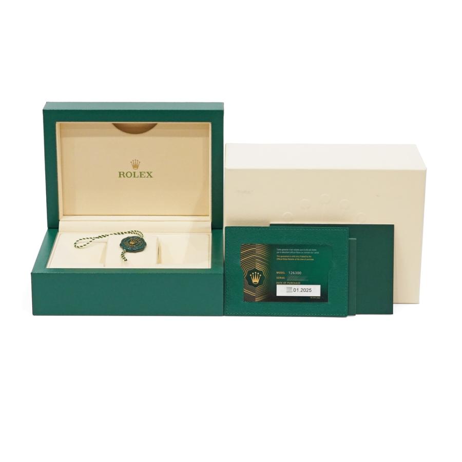 箱・2025年1月保証書付き ROLEX デイトジャスト 41 アズーロブルー ローマンインデックス Ref.126300 中古品 メンズ 腕時計 | ROLEX | 05