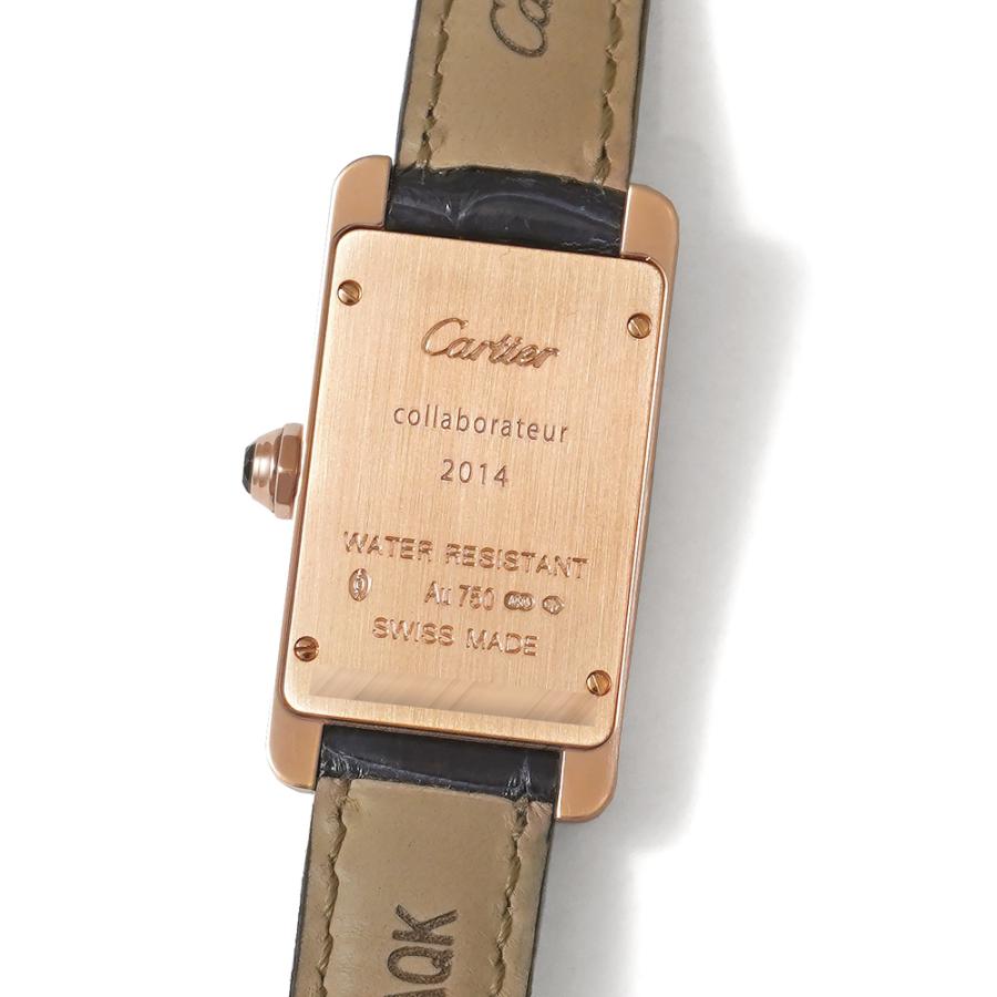 箱・保証書付き Cartier タンク アメリカン SM 2014年コラボラトゥールモデル Ref.W2607456 シルバー 中古品 レディース 腕時計 | Cartier | 03