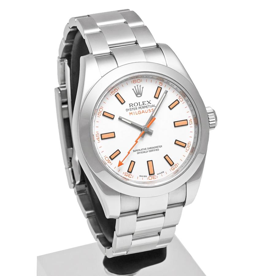 V番 2009年保証書付き ROLEX ミルガウス ホワイト Ref.116400 中古品 メンズ 腕時計 | ROLEX | 02