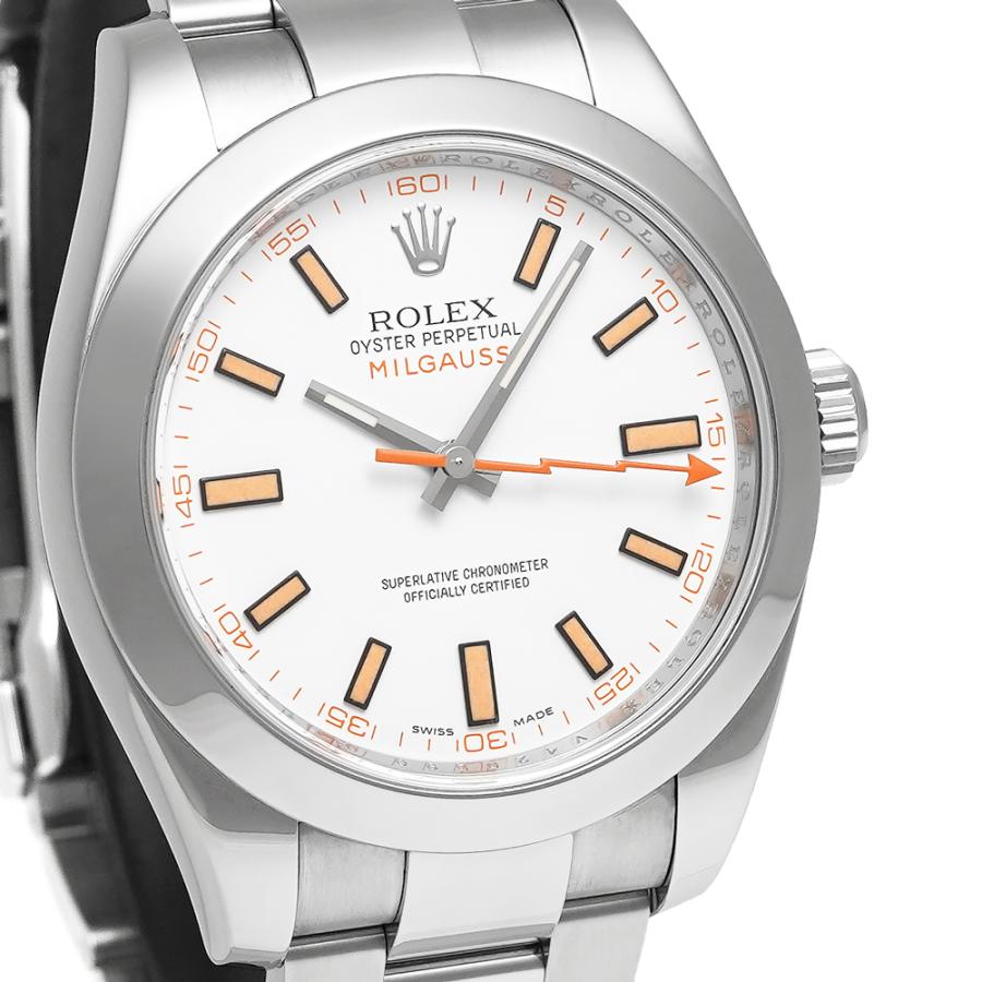 V番 2009年保証書付き ROLEX ミルガウス ホワイト Ref.116400 中古品 メンズ 腕時計 | ROLEX | 04