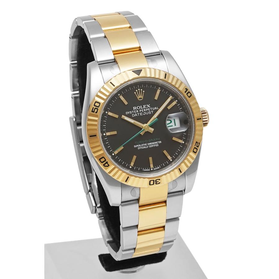 D番 箱・保証書付き ROLEX デイトジャスト ターノグラフ 日本限定モデル Ref.116263 ブラック 中古品 メンズ 腕時計 | ROLEX | 02