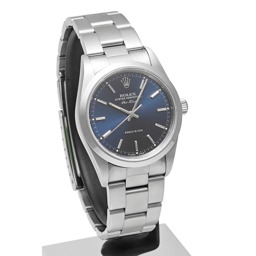 U番 内箱・1998年保証書付き ROLEX エアキング Ref.14000 ブルー 中古品 メンズ 腕時計 | ROLEX | 02