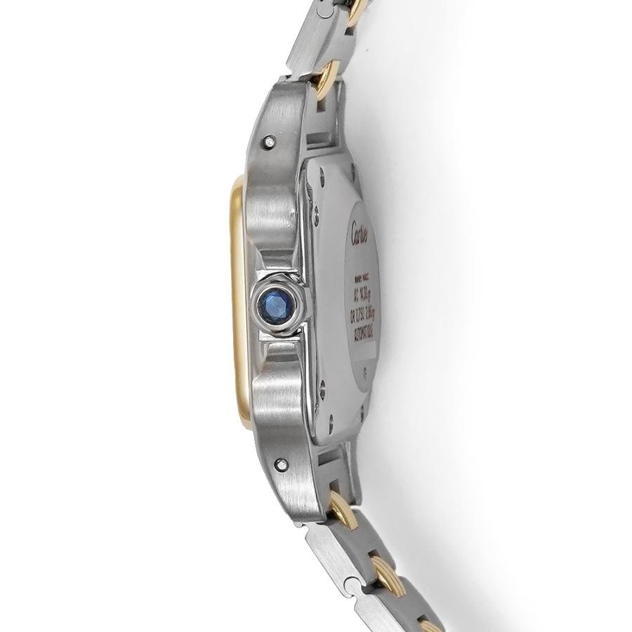 Cartier サントスカレSM ゴドロンブレスレット Ref.0902 ホワイト 中古品 レディース 腕時計 | Cartier | 03