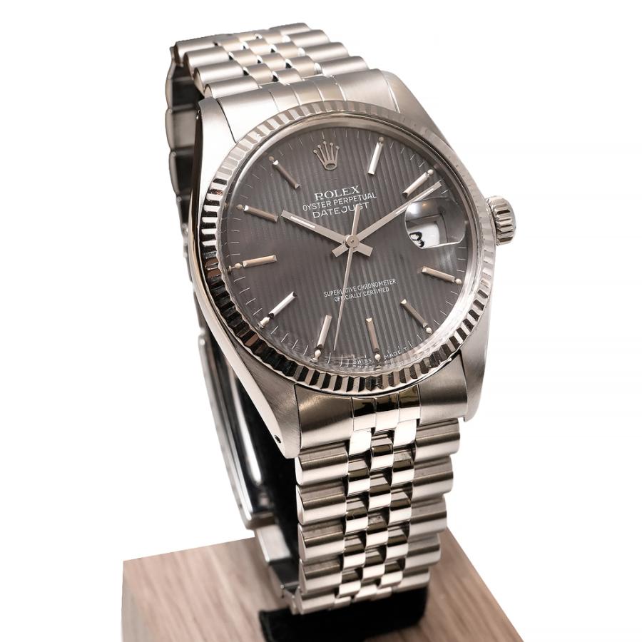1984年前後 ROLEX デイトジャスト グレータペストリー Ref.16014 アンティーク品 グレー メンズ 腕時計 | ROLEX | 02
