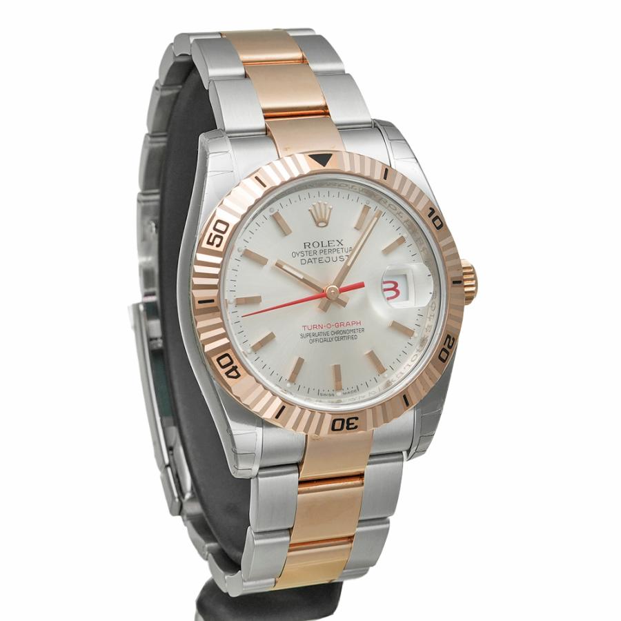 デイトジャスト ターノグラフ テープ付き D番 箱付き Ref.116261 未使用品 メンズ 腕時計 ROLEX（ロレックス） デイトジャスト ターノグラフ テープ付き D番 箱