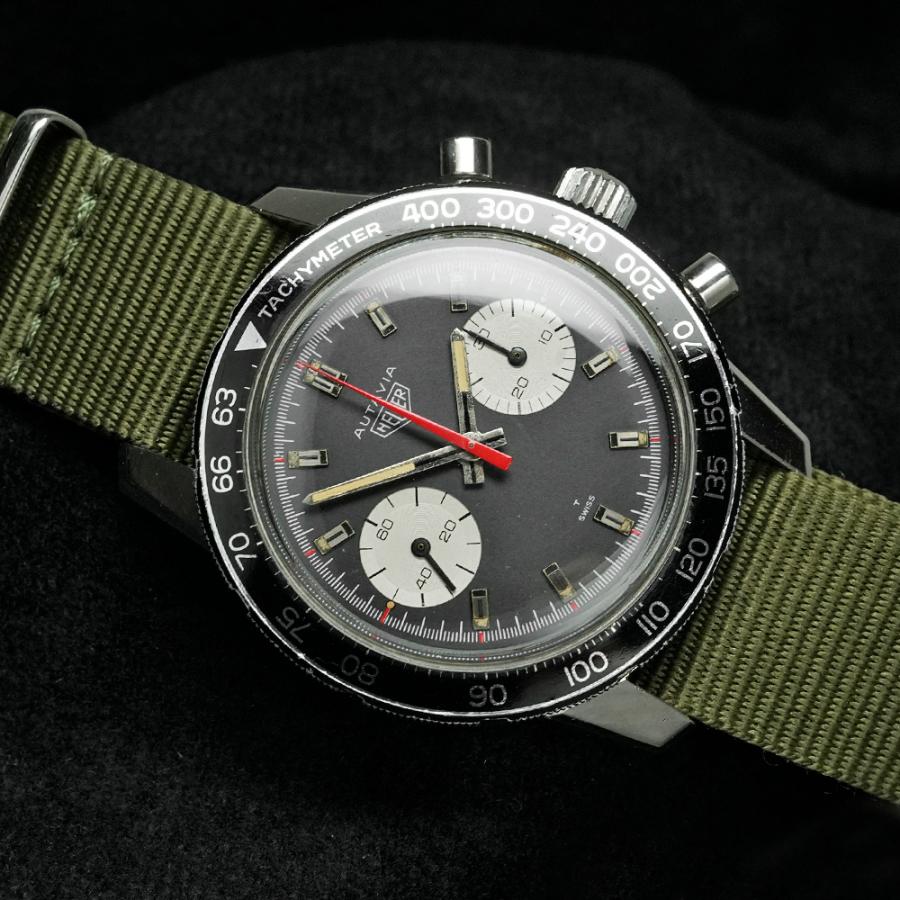 HEUER オータヴィア Tトップ 1960年代頃製造 Ref.7763 アンティーク品 メンズ 腕時計 |  | 01
