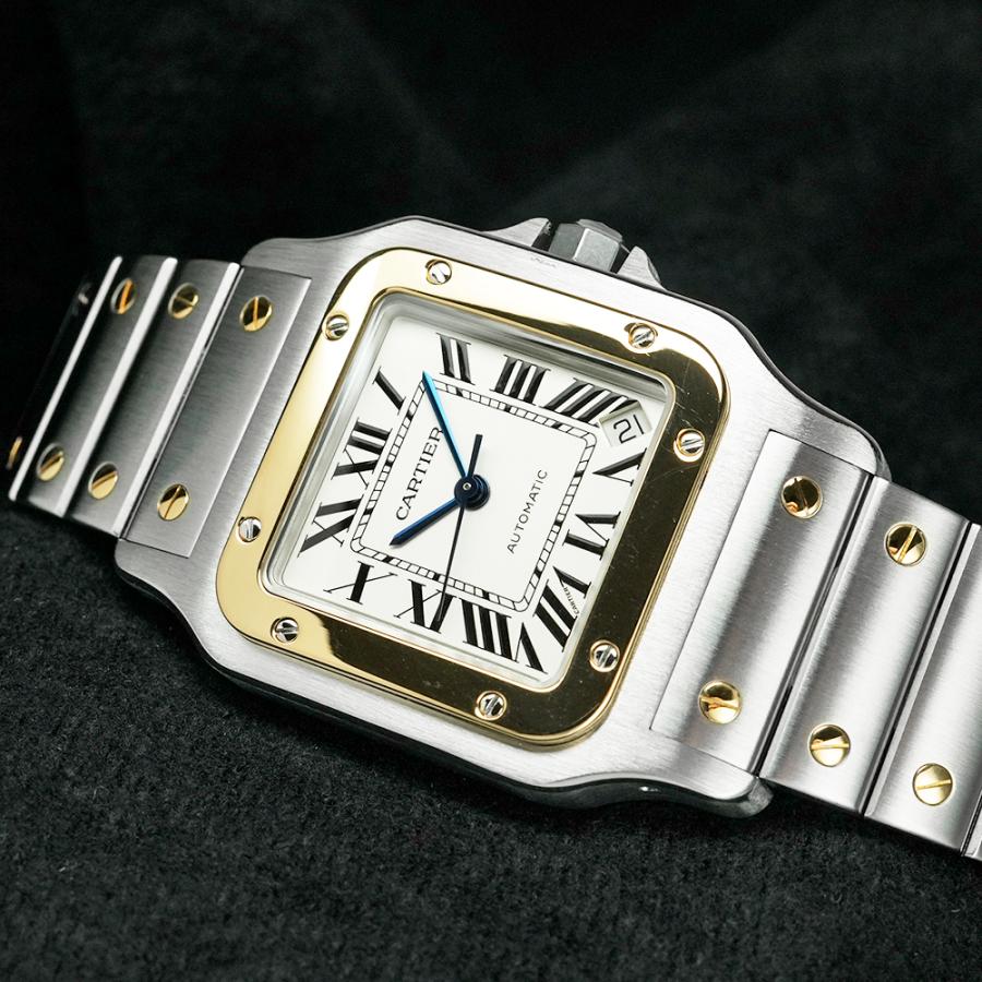 サントスガルベ XL 箱・2009年国内正規保証書付き Ref.W20099C4 中古品 メンズ 腕時計 | Cartier | 01