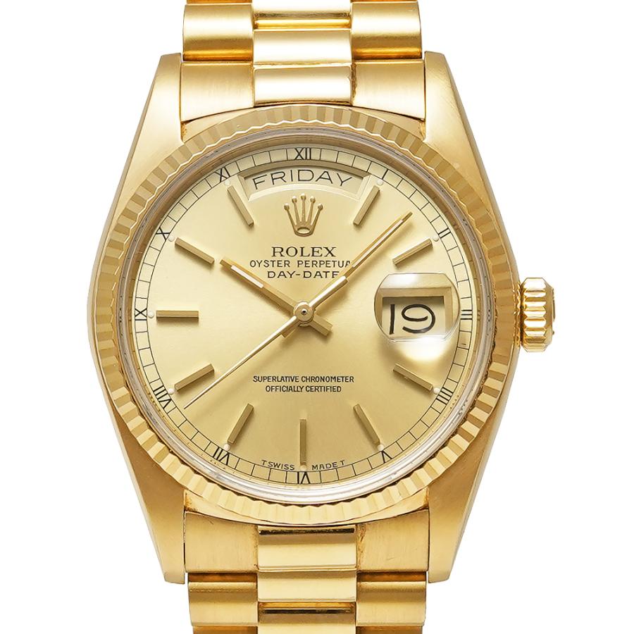 1987年前後 箱・保証書付き ROLEX デイデイト Ref.18038 中古品 シャンパンゴールド メンズ 腕時計 | ROLEX