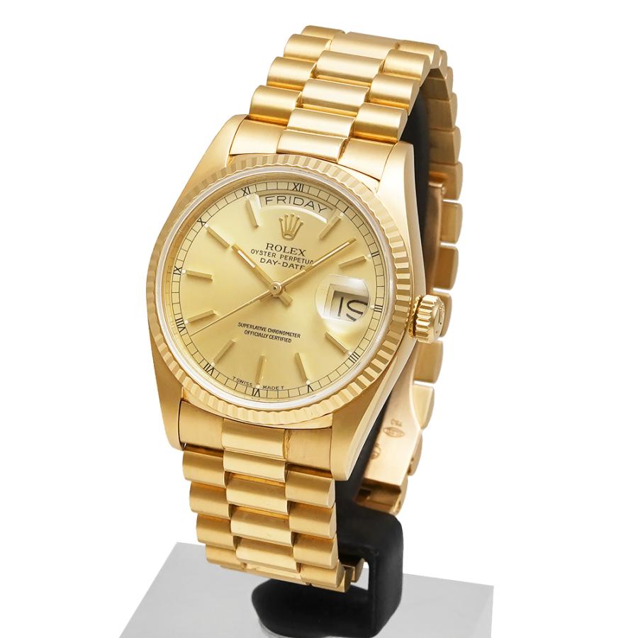 1987年前後 箱・保証書付き ROLEX デイデイト Ref.18038 中古品 シャンパンゴールド メンズ 腕時計 | ROLEX | 01