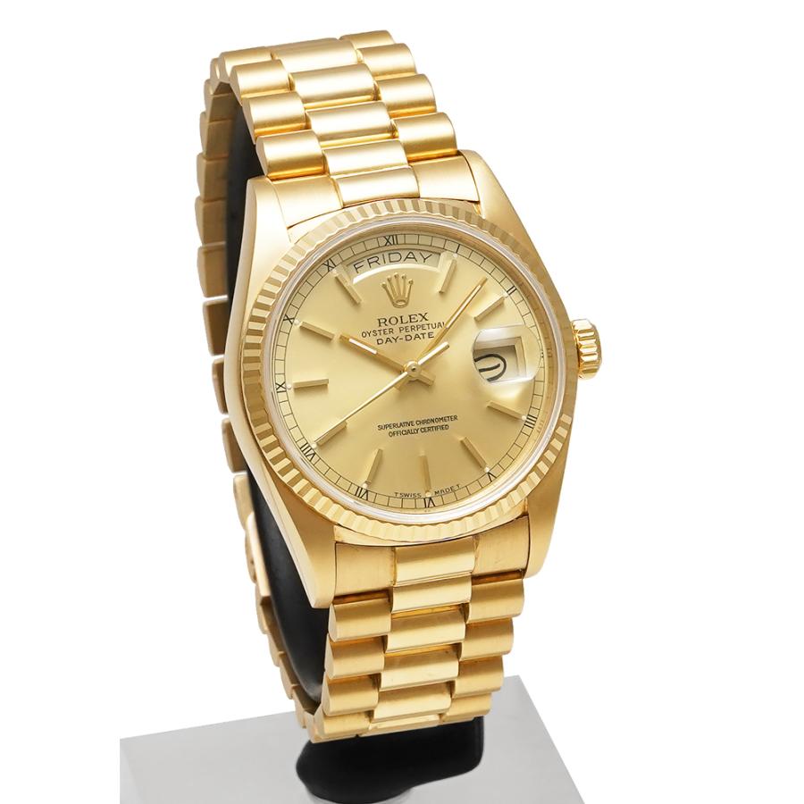 1987年前後 箱・保証書付き ROLEX デイデイト Ref.18038 中古品 シャンパンゴールド メンズ 腕時計 | ROLEX | 02