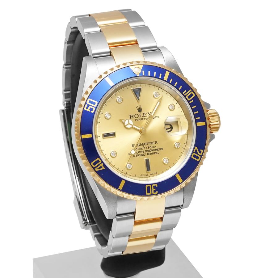 Z番 箱・保証書付き ROLEX サブマリーナー デイト Ref.16613SG シャンパンゴールド 中古品 メンズ 腕時計 | ROLEX | 02