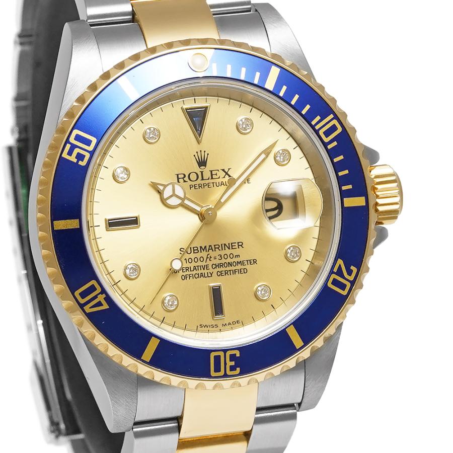 Z番 箱・保証書付き ROLEX サブマリーナー デイト Ref.16613SG シャンパンゴールド 中古品 メンズ 腕時計 | ROLEX | 05
