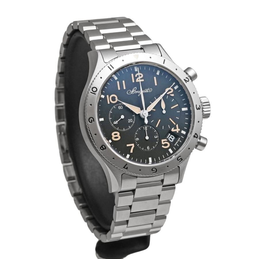 箱・国内正規保証書・替えの純正革ベルト付き BREGUET タイプXX クロノグラフ 2067 Ref.2067ST/92/SW0 中古品 ブラック メンズ 腕時計 | ブレゲ | 02