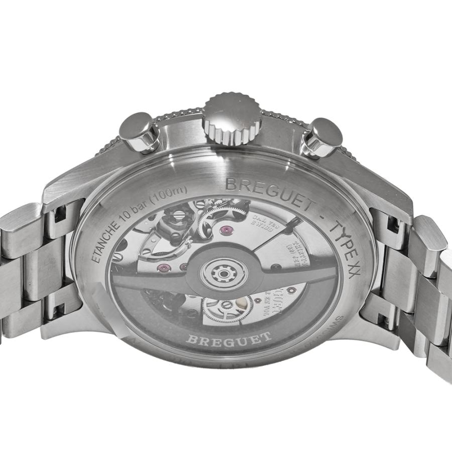 箱・国内正規保証書・替えの純正革ベルト付き BREGUET タイプXX クロノグラフ 2067 Ref.2067ST/92/SW0 中古品 ブラック メンズ 腕時計 | ブレゲ | 03