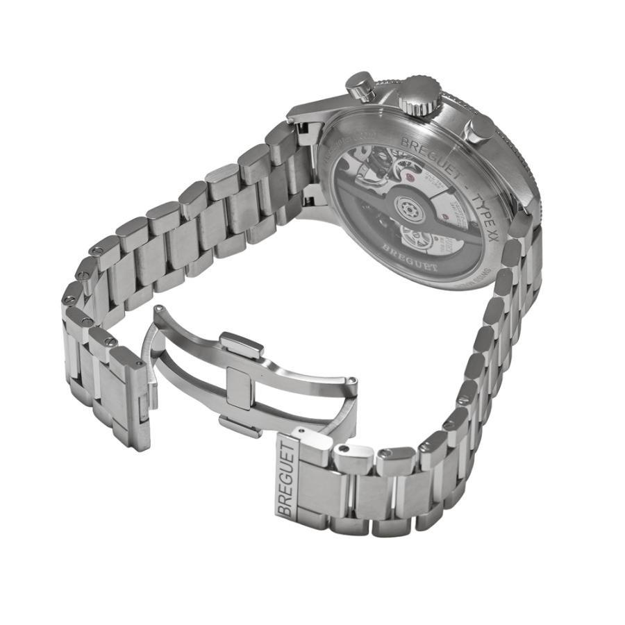 箱・国内正規保証書・替えの純正革ベルト付き BREGUET タイプXX クロノグラフ 2067 Ref.2067ST/92/SW0 中古品 ブラック メンズ 腕時計 | ブレゲ | 05