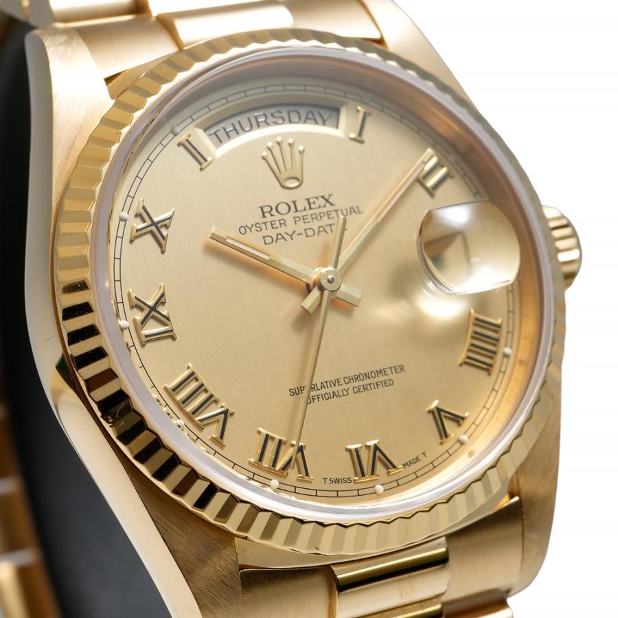 X番 内箱・1994年保証書付き ROLEX デイデイト Ref.18238 中古品 シャンパンゴールド メンズ 腕時計 | ROLEX | 06