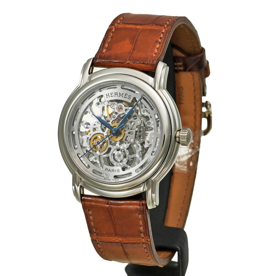 HERMES セザム スケルトン 箱・保証書付き Ref.SM1.790 中古品 メンズ 腕時計 |  | 02